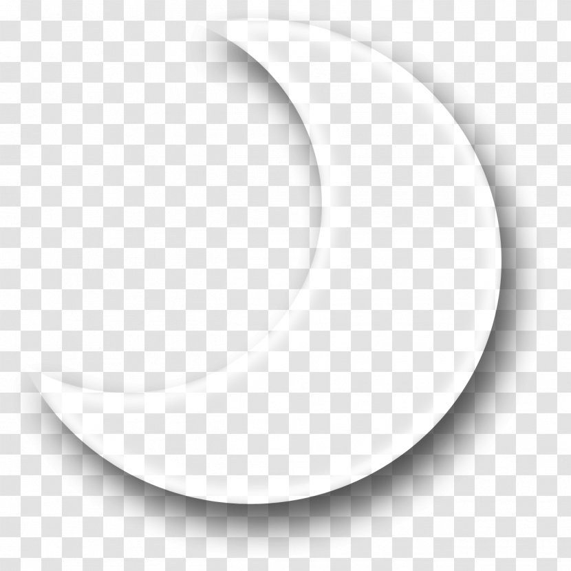Black And White Pattern - Moon Transparent PNG