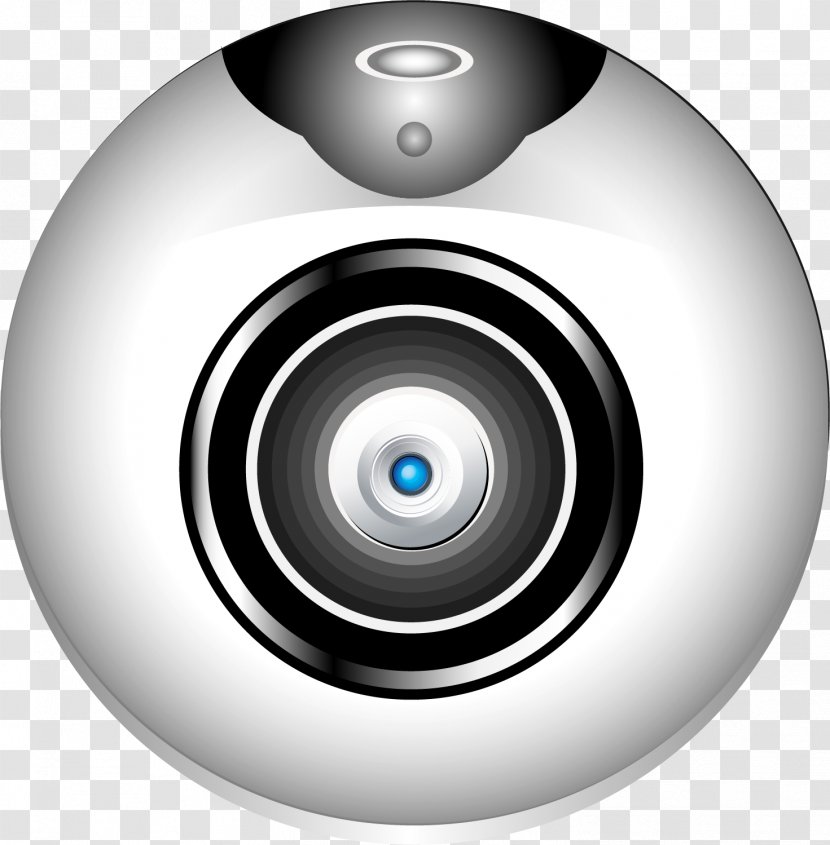 Webcam Camera - Vector Painted Spherical Transparent PNG