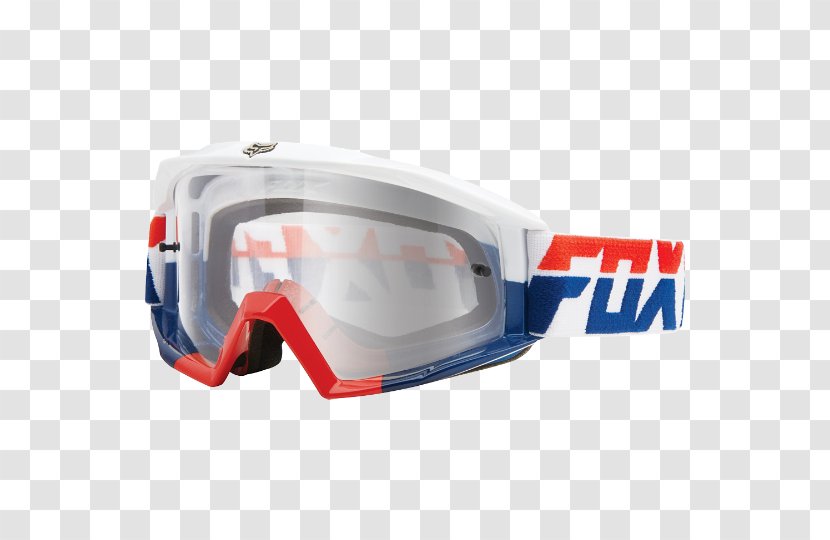 Goggles Glasses Motocross Motorcycle Blue - Atv Transparent PNG