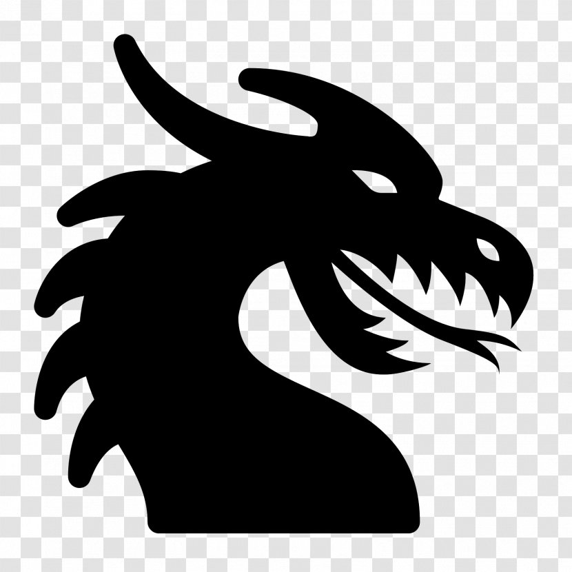 Logo Dragon - Stencil - Symbol Transparent PNG