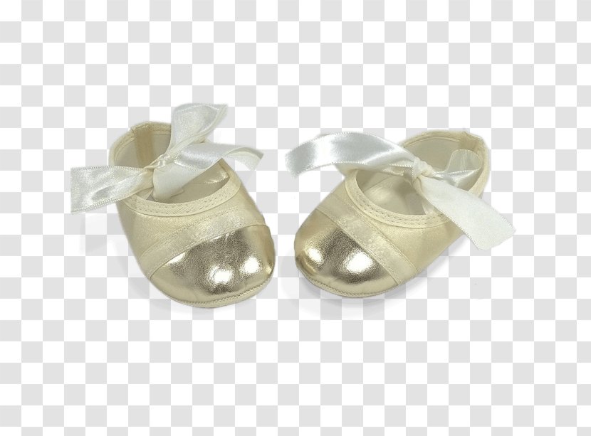 Ribbon Gold Ballet Shoe Satin Beige - Perola Transparent PNG