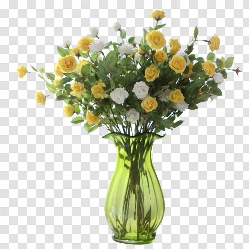 Floral Design Vase Glass Flower - White - Bottle Plant Flowers Transparent PNG