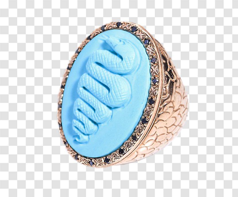 Turquoise Silver Oval - Ring Transparent PNG