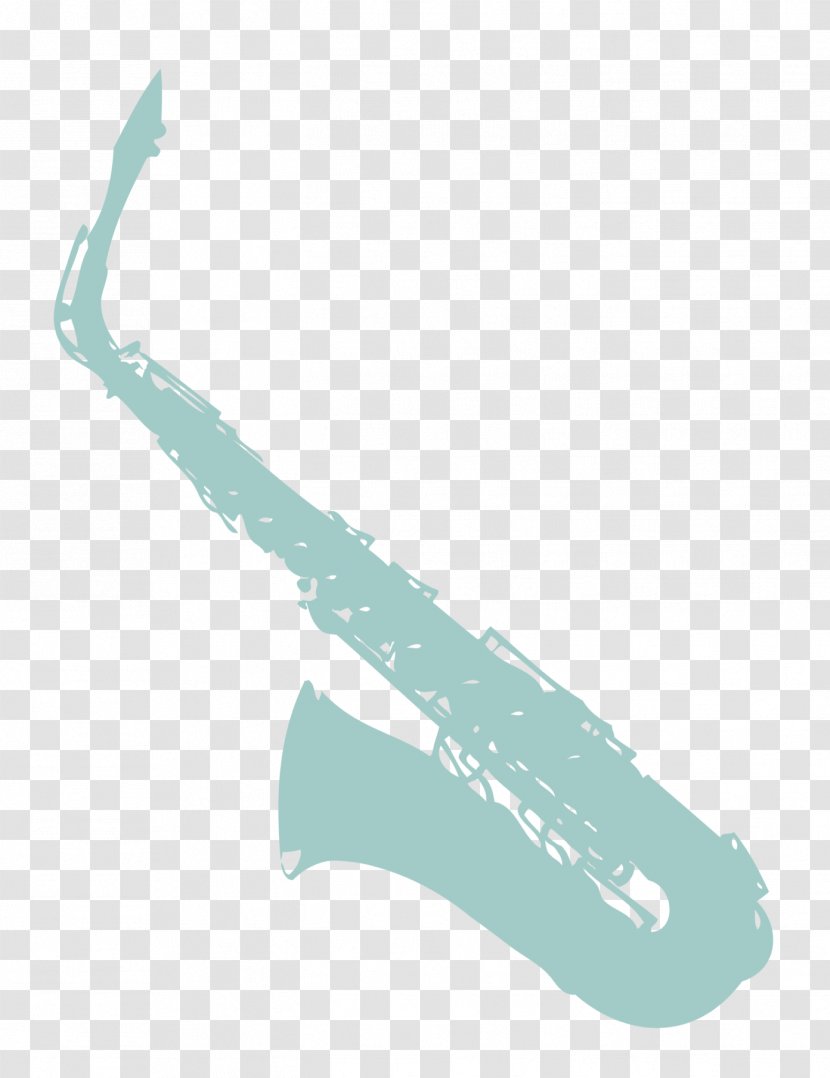Watercolor Painting Saxophone - Heart - Green Hand Painted Decorative Pattern Transparent PNG