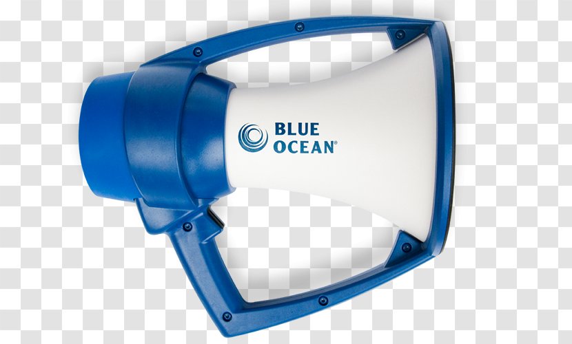 Blue Ocean Strategy Megaphone Horn Sound Water - Steel Transparent PNG
