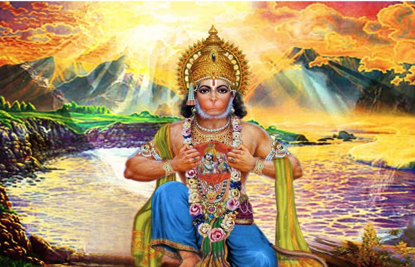 Hanuman Chalisa Rama Jayanti Bhakti - Deity Transparent PNG