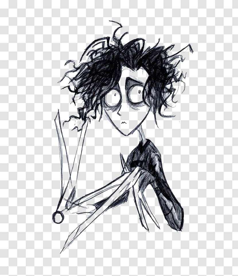 Jack Skellington The Art Of Tim Burton Drawing Sketch - Frame Transparent PNG