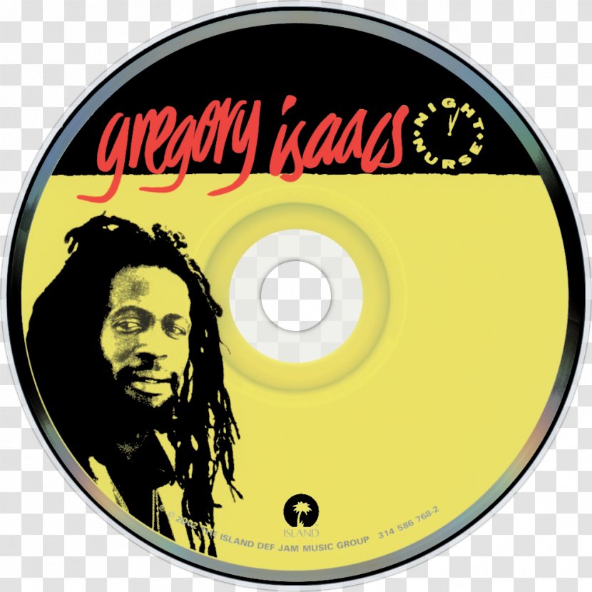 Gregory Isaacs Compact Disc Night Nurse Album Cover - Frame - Musical Transparent PNG