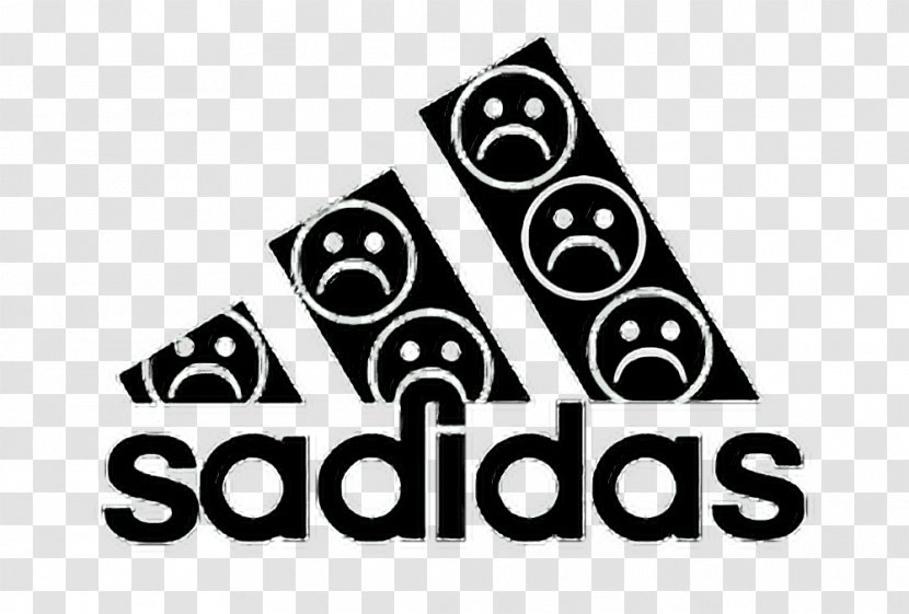 Adidas Sticker Decal T-shirt Hoodie - Monochrome - Upscale Transparent PNG