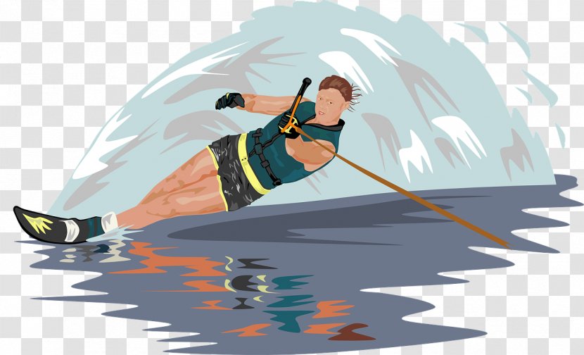 Water Skiing Slalom Clip Art - Ski Transparent PNG