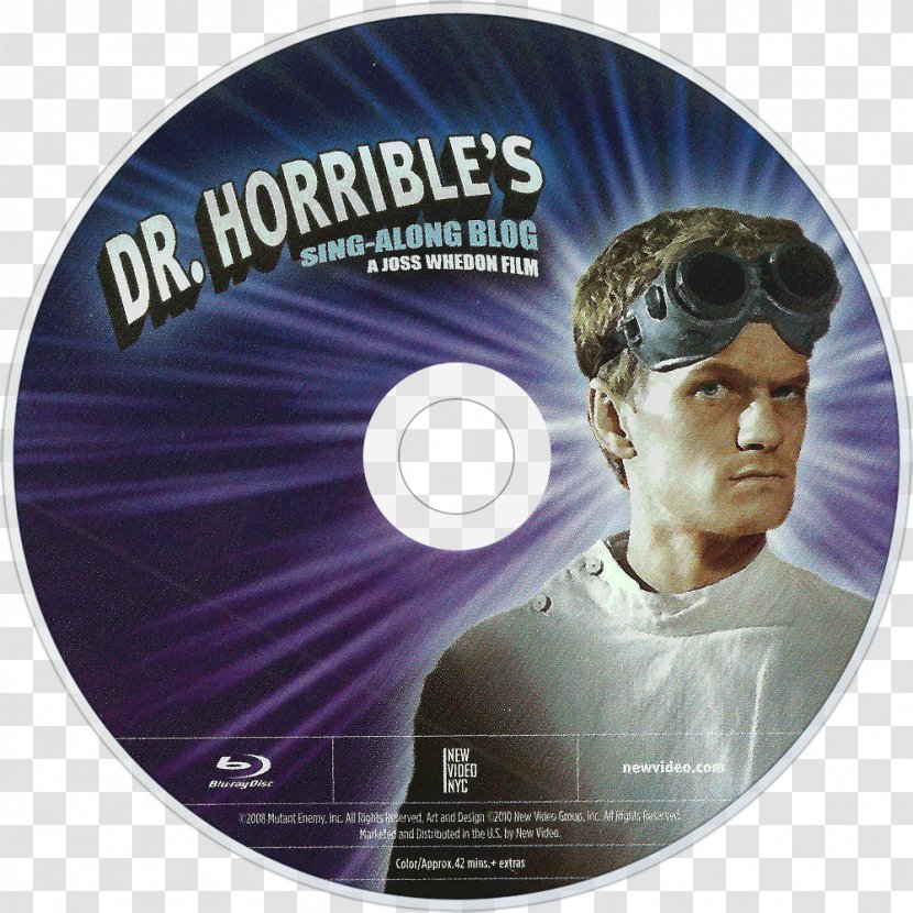 Dr. Horrible's Sing-Along Blog Blu-ray Disc Film New Video Compact - Sing Movie Transparent PNG