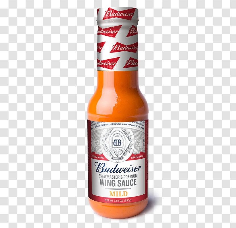 Beer Bottle Budweiser Hot Sauce - Buffalo Wings And Transparent PNG