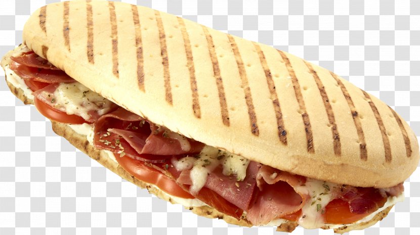 Hamburger Panini Butterbrot Pizza Hot Dog - Ham And Cheese Sandwich - Pannini Transparent PNG