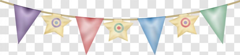 Bunting Paper Garland Party Clip Art - Blog Transparent PNG