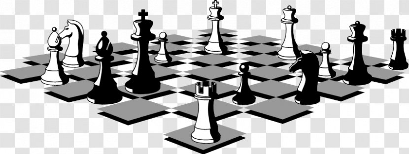 Chess White Line - Indoor Games And Sports - Szachy Transparent PNG