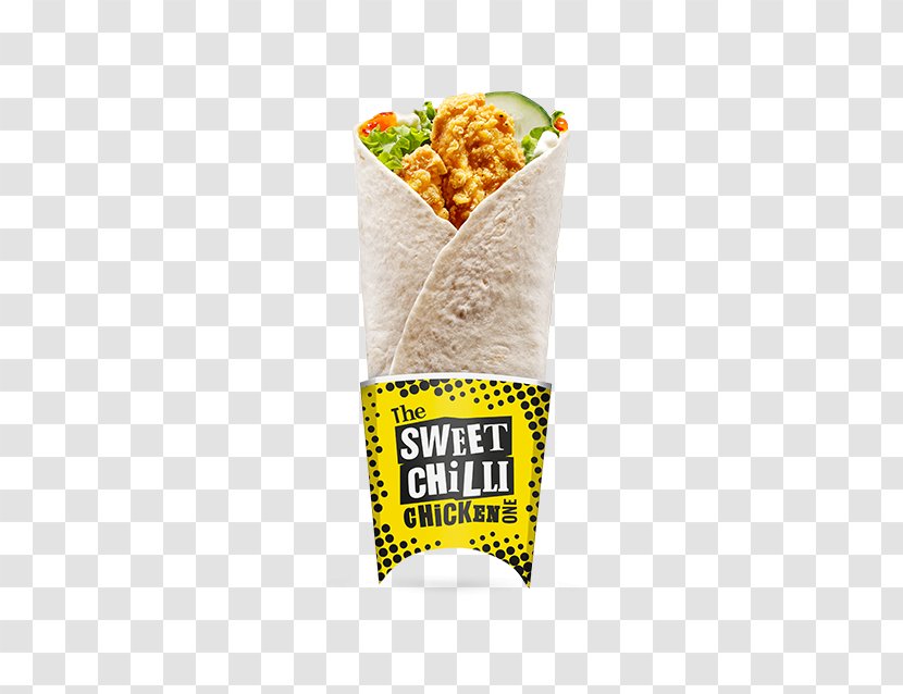 Vegetarian Cuisine Wrap Crispy Fried Chicken Barbecue Fingers - Snack - Sweet Chili Sauce Transparent PNG