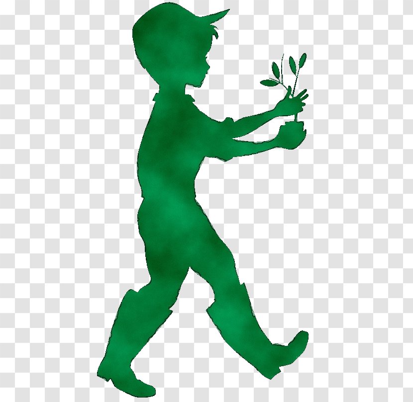 Green Clip Art Fictional Character - Wet Ink Transparent PNG