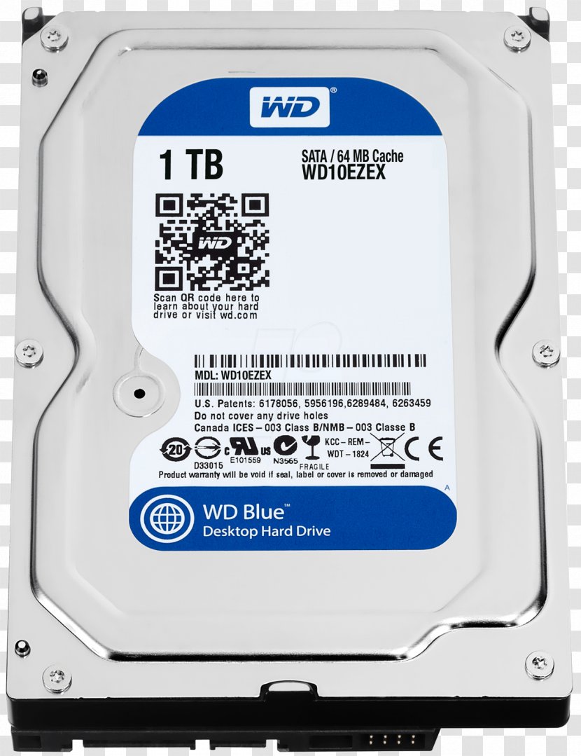 Laptop WD Blue Desktop HDD Serial ATA Western Digital Hard Drives Transparent PNG