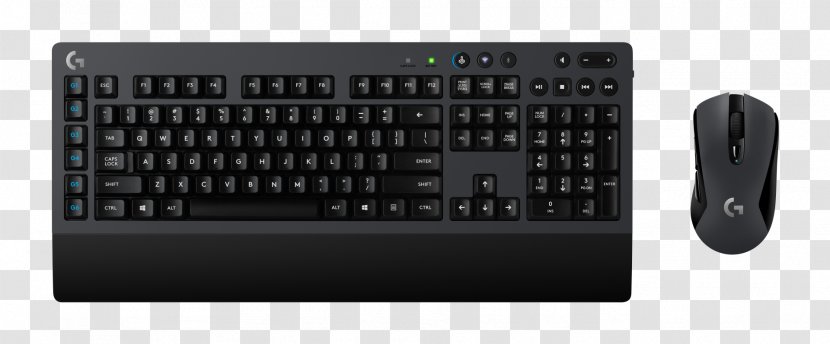 Computer Keyboard Mouse Gaming Keypad Logitech G613 Wireless Mechanical - Electronics Transparent PNG