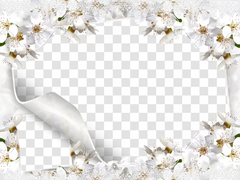 Wedding Microsoft PowerPoint Wallpaper - Flower Bouquet - White Frame Picture Transparent PNG