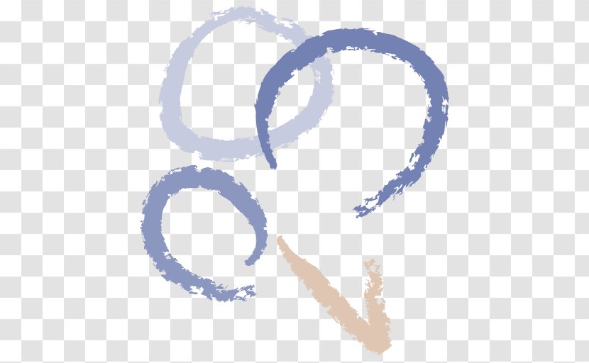 Gelato Number Circle - Blue Transparent PNG
