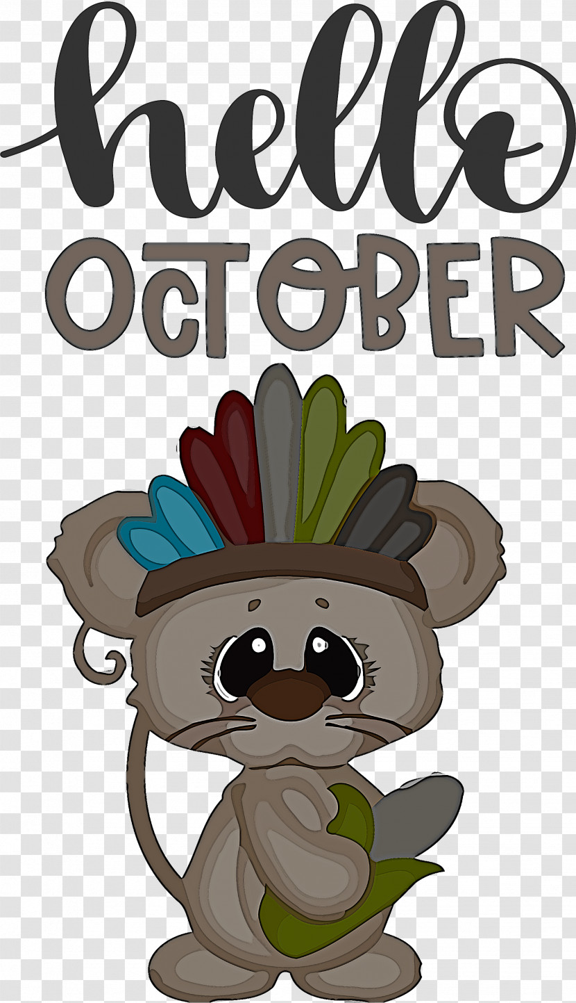 Hello October Autumn Transparent PNG