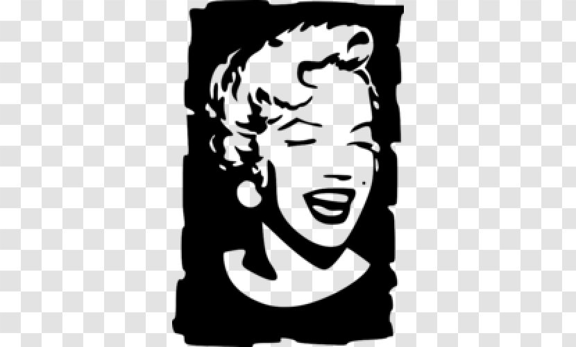 Marilyn Monroe Sticker Wall Decal Vinyl Group - Black And White Transparent PNG