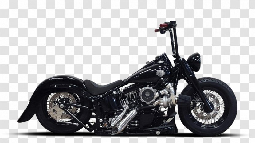 Chopper Softail Harley-Davidson Bicycle Motorcycle - Land Vehicle Transparent PNG