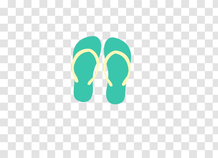 Slipper Shoe Flip-flops Sandal - Green - Sandals Transparent PNG
