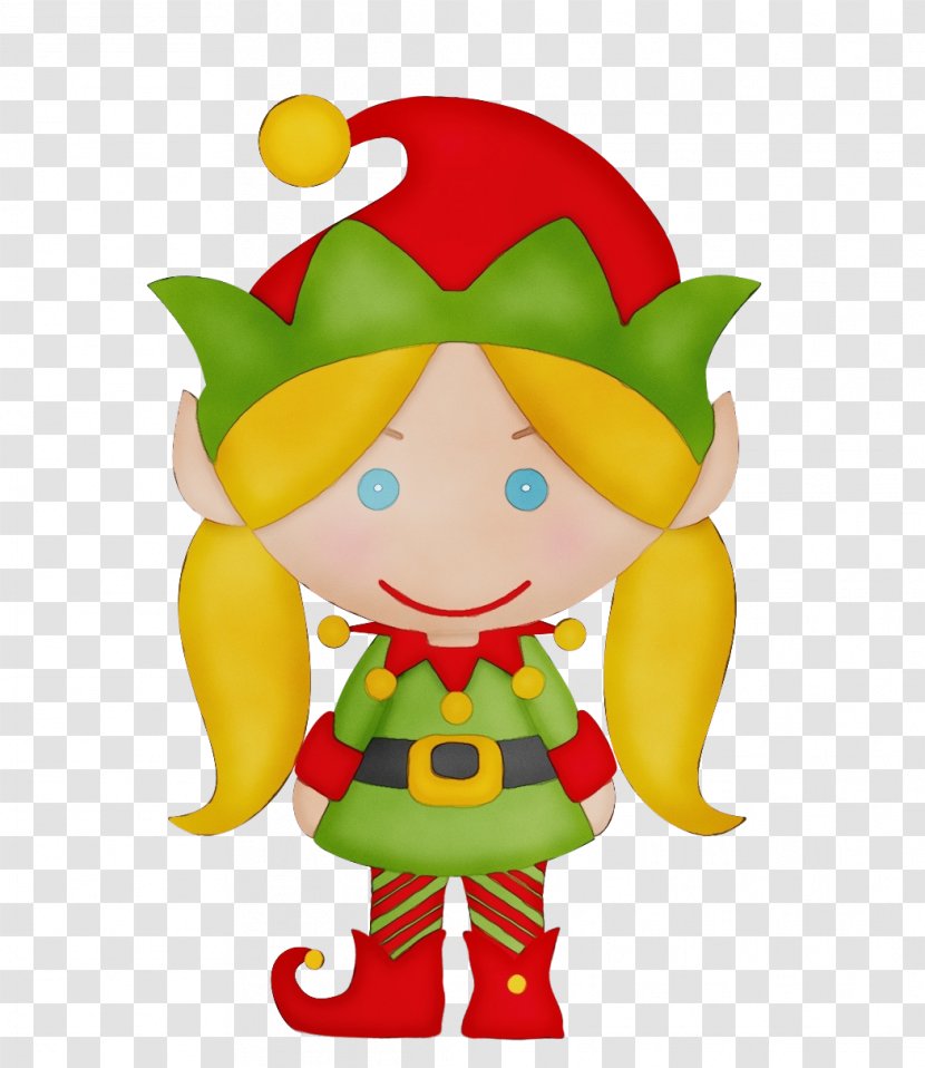 Christmas Elf Cartoon - Fictional Character Transparent PNG