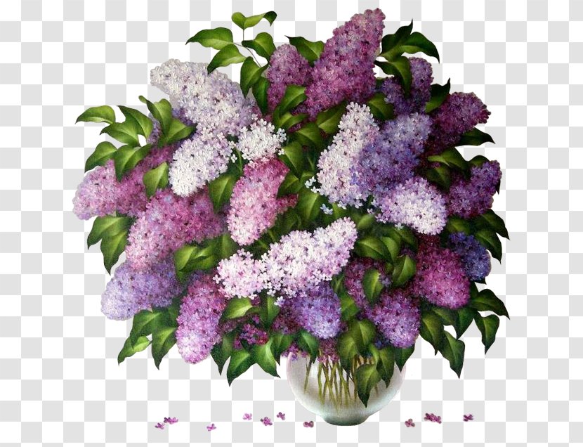 Common Lilac Garden Flower Clip Art - Bouquet Transparent PNG