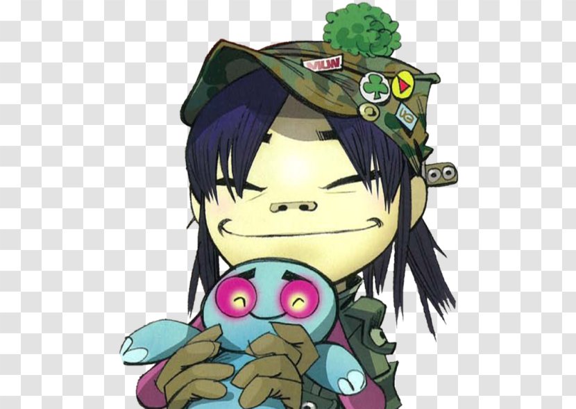 Noodle Rise Of The Ogre 2-D Gorillaz Plastic Beach - Flower - Sign Transparent PNG