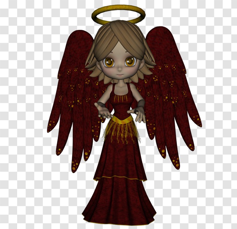 Costume Design Figurine Christmas Ornament Maroon Day - Fictional Character - Angeles Animados Transparent PNG