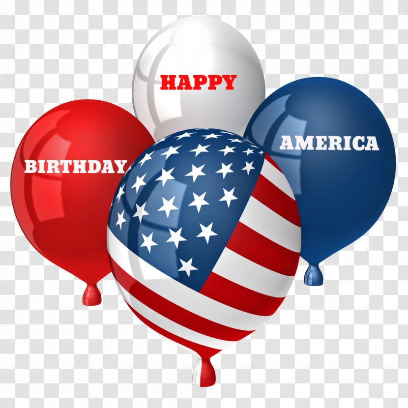 Red White & Blue Balloons Flag Of The United States EXTENDED 4TH OF JULY WEEKEND Balloon Arch - Anagram American - Celebrate Memorial Day Honor Transparent PNG