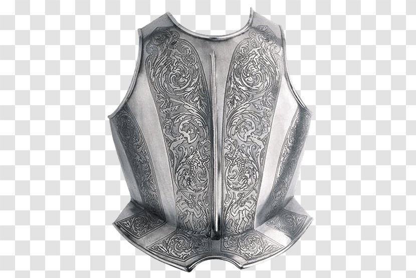 Toledo Breastplate Plate Armour Cuirass - Components Of Medieval Transparent PNG