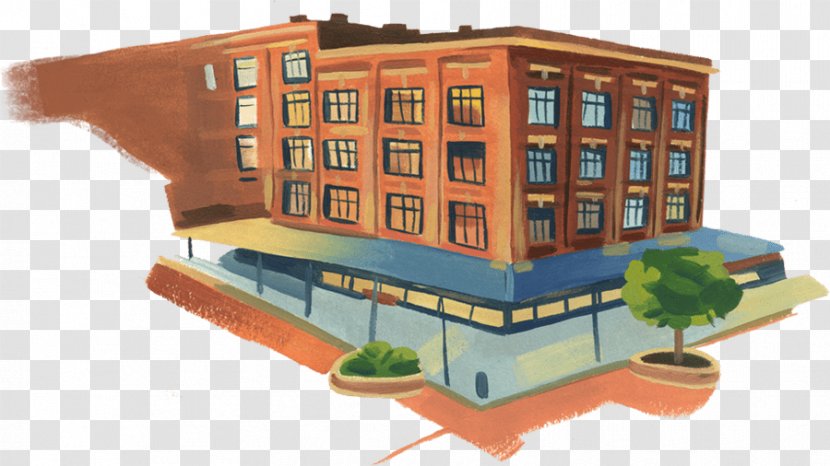 Real Estate Background - Urban Design - Mixeduse Transparent PNG