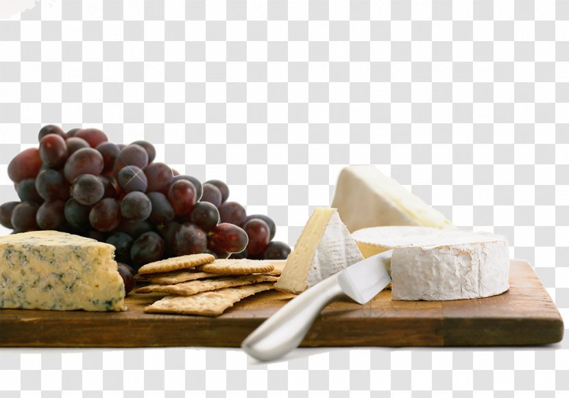 Red Wine Blue Cheese Water Biscuit Gouda - Grapes And Board Pastry Case Transparent PNG