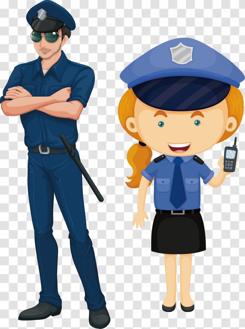Police Officer Royalty-free Cartoon - Profession - CO Alarm Transparent PNG