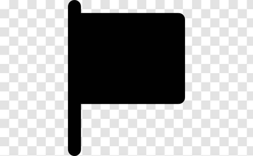 Flag Peace Symbols Button - Black And White Transparent PNG
