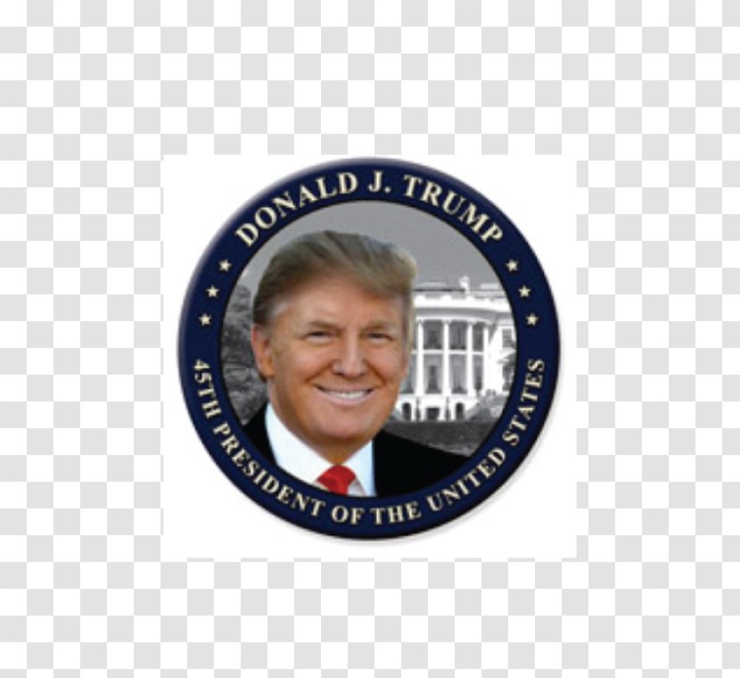 White House Donald Trump Crippled America Make Great Again President Of The United States - Badge - 2017 Presidential Inauguration Transparent PNG