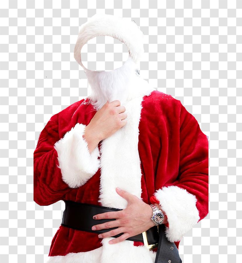 The Santa Clause Suit Costume Gift - Fur Clothing - Claus Transparent PNG