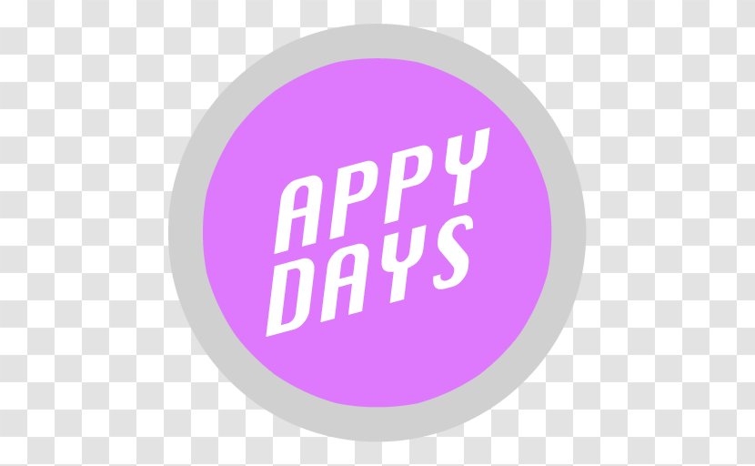 Pink Purple Text Brand - Logo - App Appydays Transparent PNG