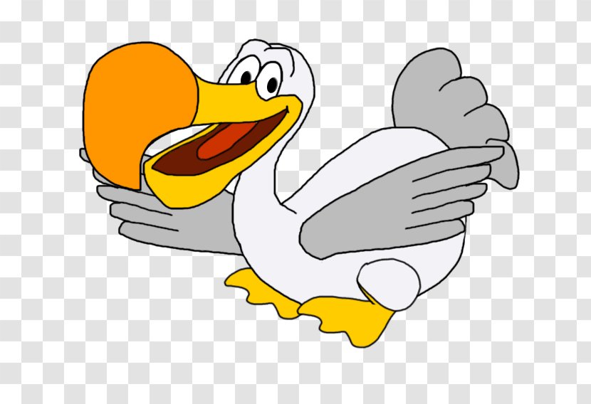 Duck Beak Finger Cartoon Clip Art - Wing Transparent PNG