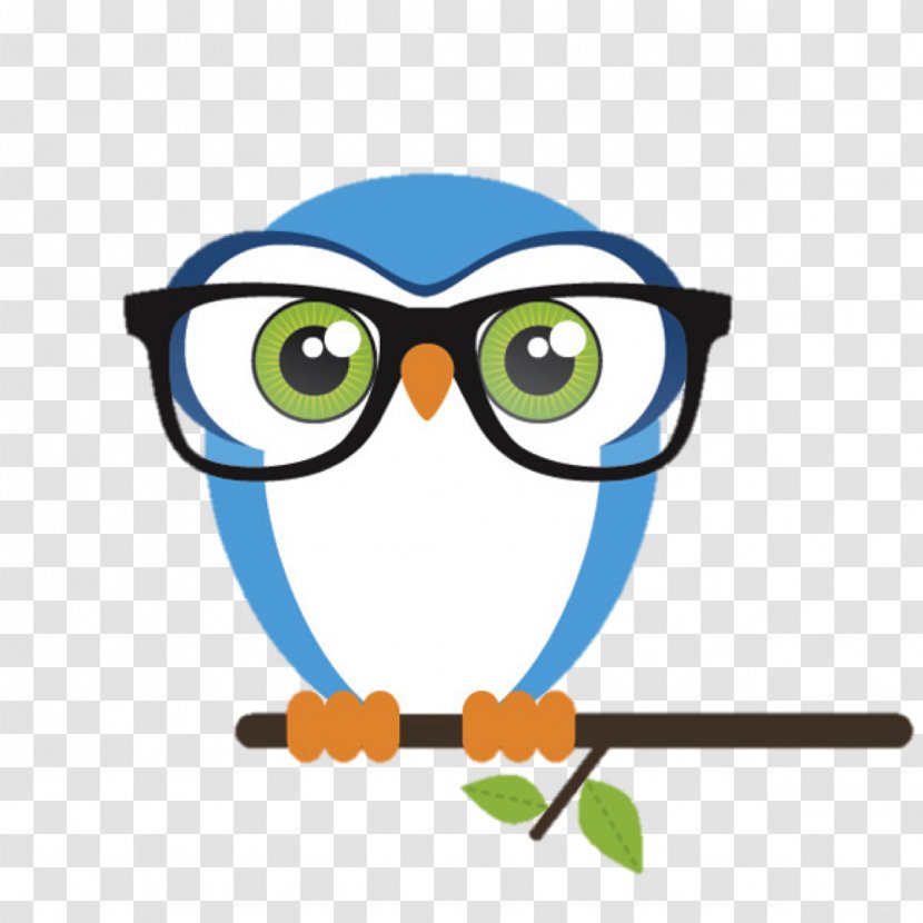 Owl Bird Glasses Nerd Clip Art - Barn Transparent PNG