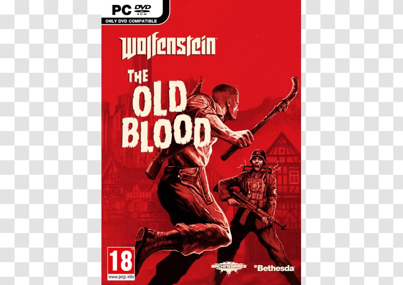 Wolfenstein: The Old Blood Wolfenstein II: New Colossus Bethesda Softworks Video Game First-person Shooter - Pc Transparent PNG