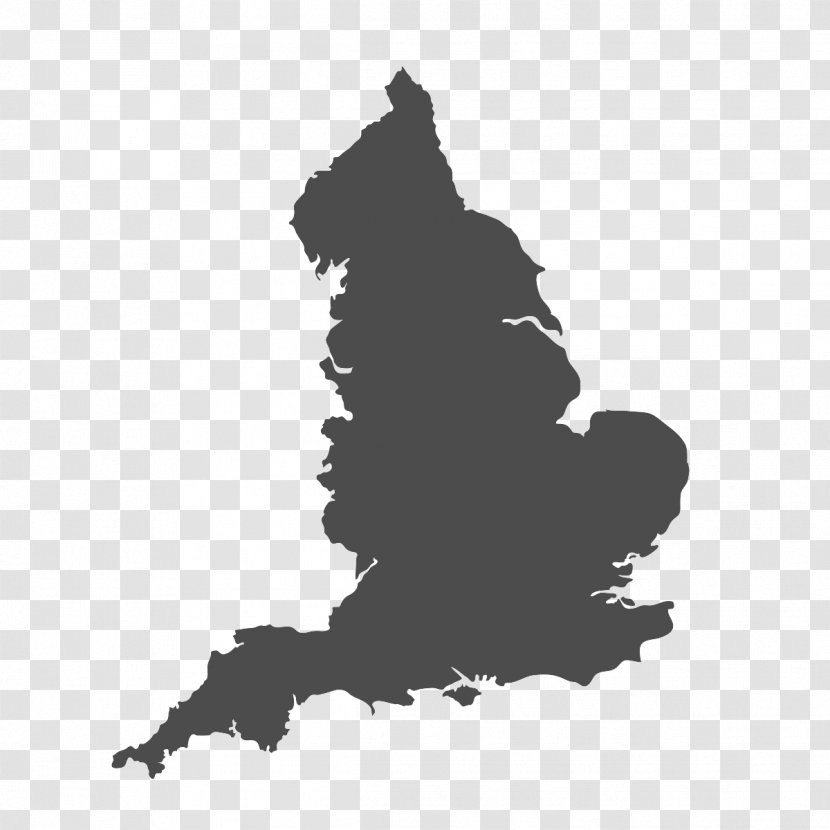 England Vector Graphics Map Royalty-free - Blank Transparent PNG