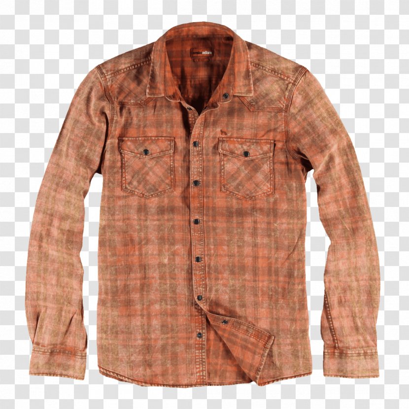 Sleeve Tartan Full Plaid Shirt Emilio Adani - Jacket Transparent PNG