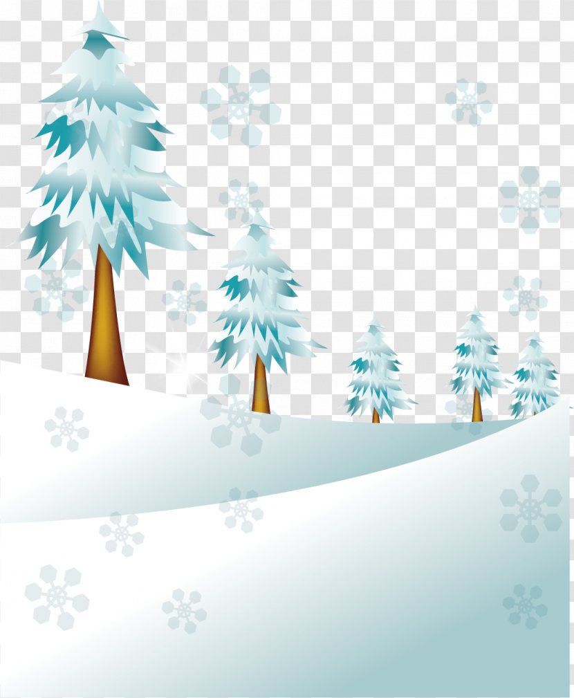 Fir Pine Spruce Daxue - Snow Transparent PNG