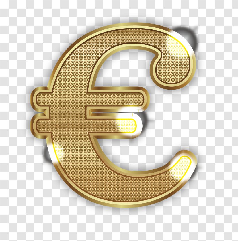Euro Sign Currency Symbol Money - Banknotes - Vector Glowing Transparent PNG