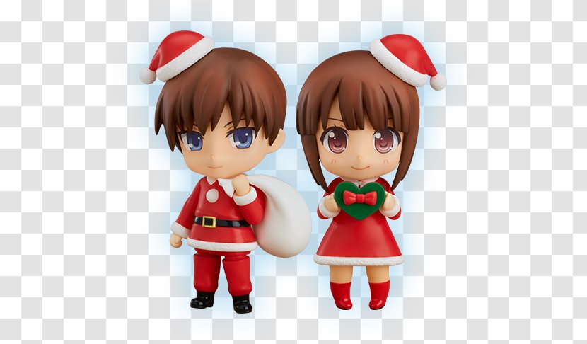 Figurine Nendoroid Model Figure Good Smile Company Christmas - Watercolor Transparent PNG